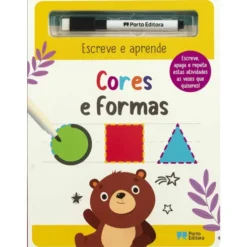 Escreve e Aprende - Cores e Formas - Inclui Caneta Escreve A Apaga