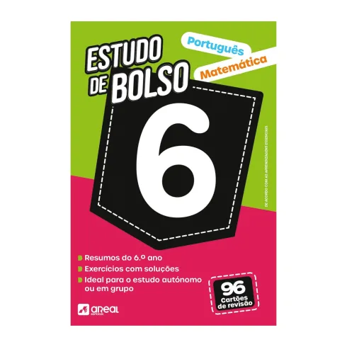 Estudo De Bolso: Português E Matemática - 6.º Ano de Areal Editores