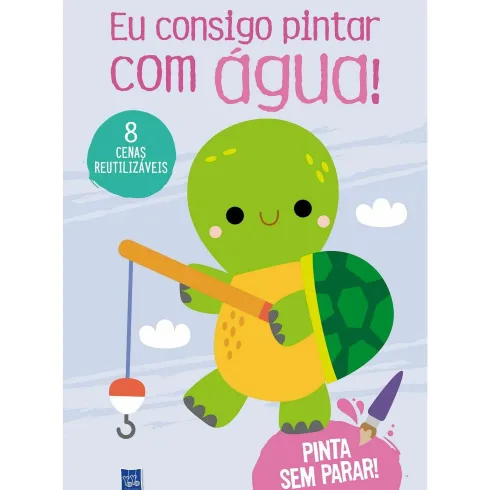 Eu Consigo Pintar com Água - Lilás - Tartaruga de YOYO BOOKS