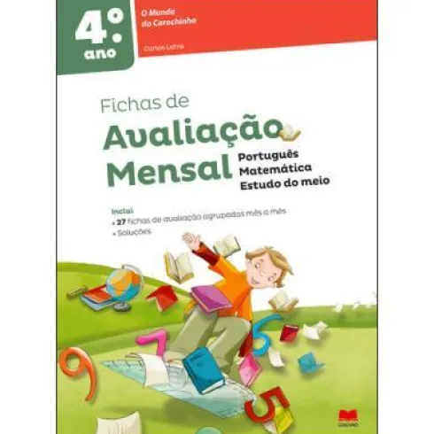 Fichas de Avaliação Mundo da Carochinha 4º de Carlos Letra