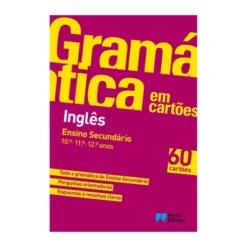 Gramática Em Cartões - Livro Inglês - Ensino Secundário de Porto Editora