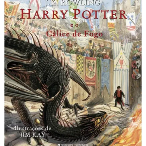 Harry Potter e o Cálice de Fogo de J. K. Rowling - Edição Ilustrada