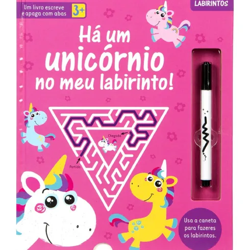 Há um Unicórnio no Meu Labirinto! - Um Livro Escreve e Apaga com Abas