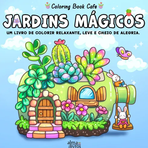 Jardins Mágicos de Coloring Book Cafe