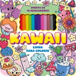 Kawaii - Livro Para Colorir de Nd