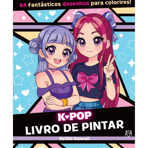 K-Pop: Livro De Pintar de Pandy Peachy