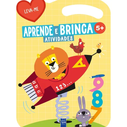 Leva-Me Aprende e Brinca-Atividades - Amarelo 5+ de Yoyo Books