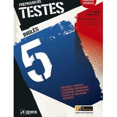 Livro - Preparar os Testes - Inglês 5º Ano de Manuela Morais Sarmento (Português) de Manuela Morais Sarmento