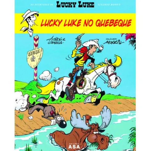 Lucky Luke no Quebeque de Morris