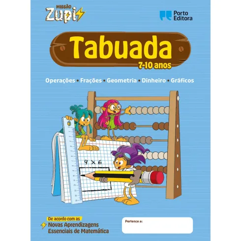 Missão Zupi - Tabuada - 7-10 Anos