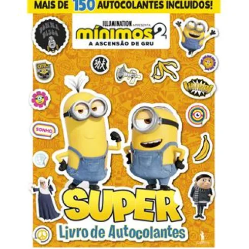 Mínimos 2 - A Ascensão de Gru - Super Livro de Autocolantes de Universal