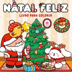 Natal Feliz - Livro para Colorir