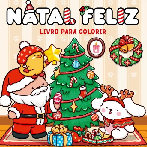 Natal Feliz - Livro para Colorir