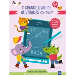O Grande Livro de Atividades com Tablet - Escrever e Contar 5+ de YOYO BOOKS