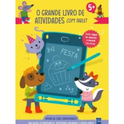 O Grande Livro de Atividades com Tablet - Iniciação à Matemática e Primeiras Palavras 5+ de YOYO BOOKS