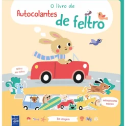 O Livro De Autocolantes De Feltro - Em Viagem de Yoyo Books