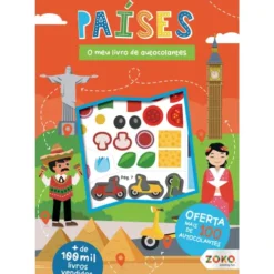 O Meu Livro de Autocolantes - os Países: Livro de Atividades com Oferta de Autocolantes