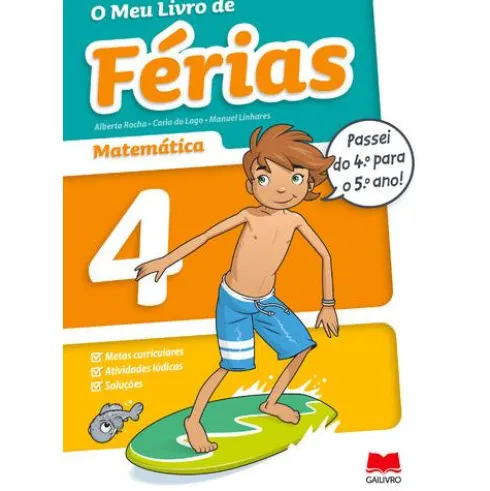 O Meu Livro de Férias Matemática - 4.º e 5.º Ano