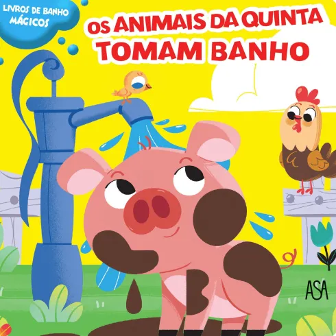 Os Animais da Quinta Tomam Banho de Gabriele Clima