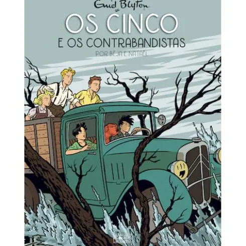 Os Cinco e os Contrabandistas - Banda Desenhada Nº4 de Enid Blyton