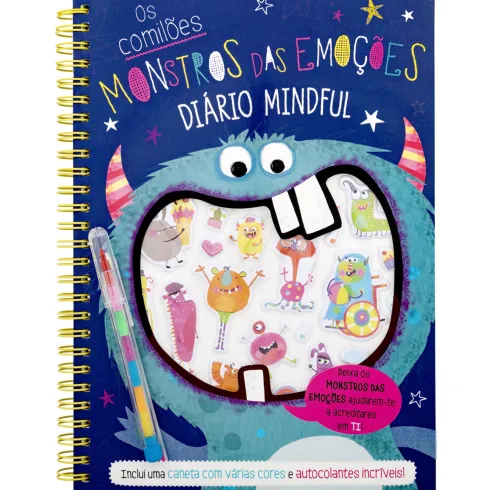 Os comilões Monstros das Emoções - Diário Mindful