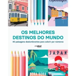 Os Melhores Destinos Do Mundo Para Colorir de Sophie Guet