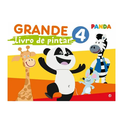 Panda-Grande Livro de Pintar 4 de Zero A Oito