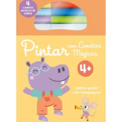 Pintar com Canetas Mágicas - Hipopótamo 4+ de Yoyo Books