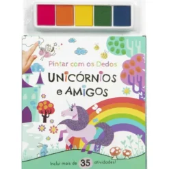 Pintar com os Dedos - Unicórnios e Amigos