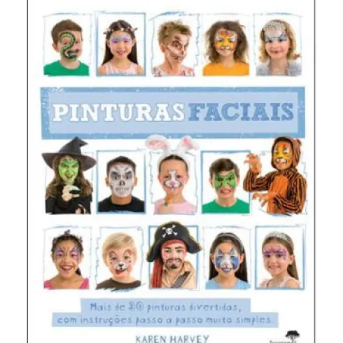 Pinturas Faciais de Karen Harvey