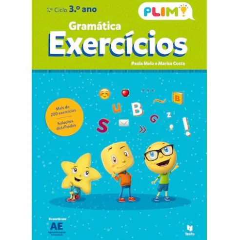 PLIM! Exercícios de Gramática 3.º Ano de Paula Melo e Marisa Costa
