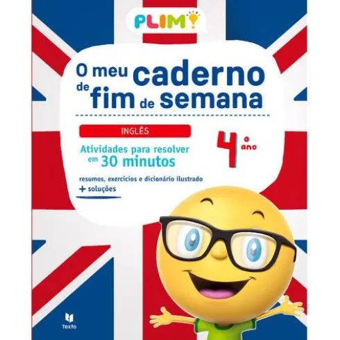 PLIM! o Meu Caderno de Fim de Semana - Inglês 4.º Ano de Joana Silva e Vasco Costa