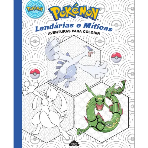 Pokémon - Lendárias e Míticas Aventuras para Colorir