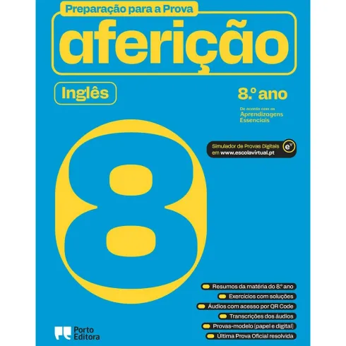 Preparação para a Prova de Aferição - Inglês - 8.º Ano