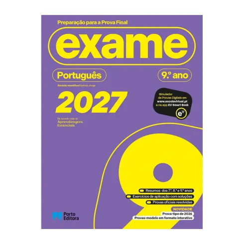 Preparação Para A Prova Final 2027 - Português - 9.º Ano de Livro