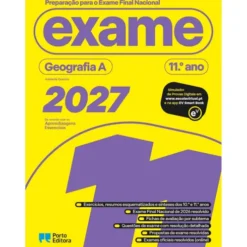 Preparação Para O Exame Final Nacional 2027 - Geografia A - 11.º Ano de Adelaide Queirós