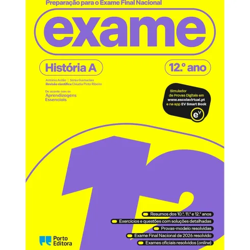 Preparação Para O Exame Final Nacional - História A - 12.º Ano de Porto Editora