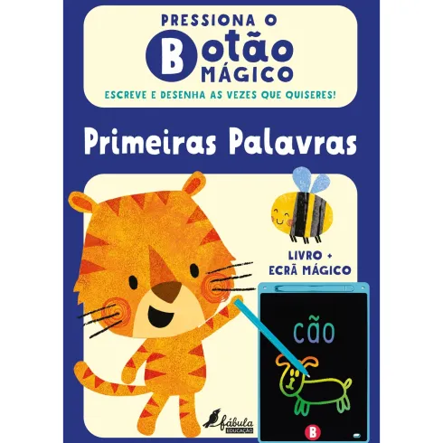 Pressiona o Botão Mágico: Primeiras Palavras de Livro