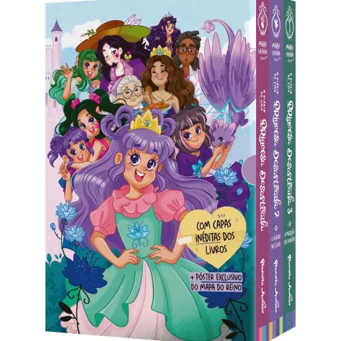 Princesa Desastrada-Box Vol 1, 2, 3 + Póster de Maidy Lacerda