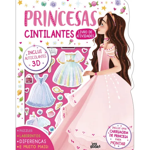 Princesas Cintilantes: Livro de Atividades