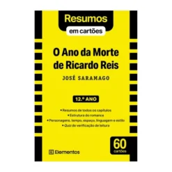 Resumos Em Cartões - Livro O Ano Da Morte De Ricardo Reis - José Saramago - 12.º Ano de Elementos