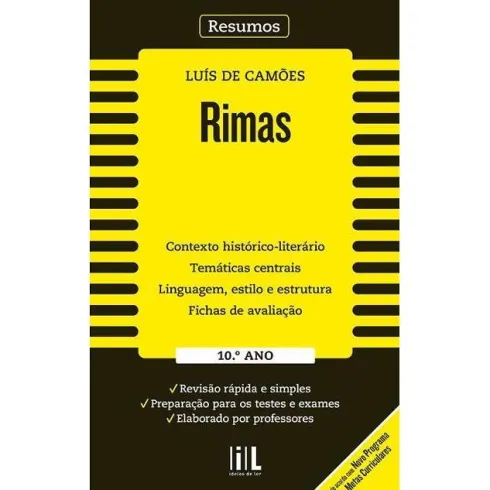 Resumos - Rimas - 10.º Ano