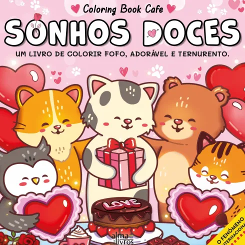 Sonhos Doces de Coloring Book Cafe