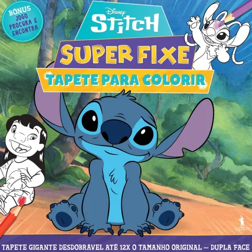 Stitch: Super Fixe Tapete Para Colorir de Disney