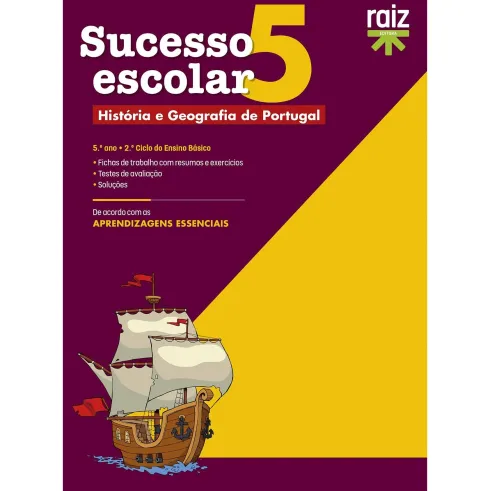 Sucesso Escolar - História e Geografia de Portugal - 5.º Ano