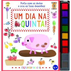 Um Dia na Quinta! de Elizabeth Golding - Pinta com os Dedos e Cria os Teus Desenhos