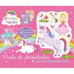 Unicórnio Mágico - Mala de Atividades com Autocolantes