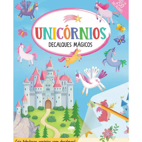 Unicórnios - Decalques Mágicos de AAVV