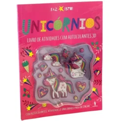 Unicórnios - Livro de Atividades com Autocolantes 3D