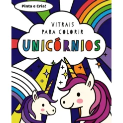 Vitrais para Colorir - Unicórnios de Emma Smith